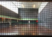 The court at Cambridge University Tennis Court