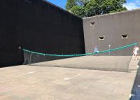 The court at Falkland Palace Royal Tennis Club